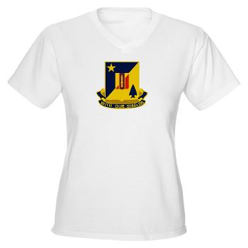 2B5BC - A01 - 04 - DUI - 2nd Bn 5th Brigade Combat Team Women's V-Neck T-Shirt