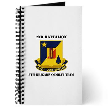 2B5BC - M01 - 02 - DUI - 2nd Bn 5th Brigade Combat Team with Text Journal - Click Image to Close