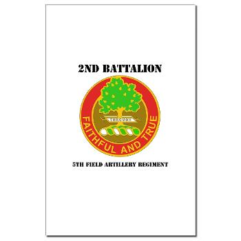 2B5FAR - M01 - 02 - DUI - 2nd Bn - 5th FA Regiment with Text Mini Poster Print