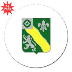 2B63AR - M01 - 01 - DUI - 2nd Battalion - 63rd Armor Regiment - 3" Lapel Sticker (48 pk) - Click Image to Close