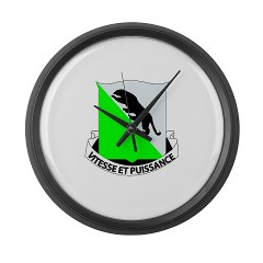 2B69AR - M01 - 03 - DUI - 2nd Bn - 69th Armor Regt Large Wall Clock - Click Image to Close