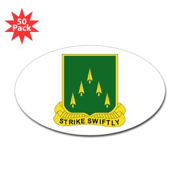 2B70A - M01 - 01 - SSI - 2nd Battalion, 70th Armor - Sticker (Oval 50 pk)