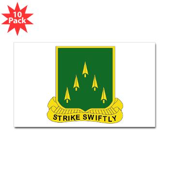 2B70A - M01 - 01 - SSI - 2nd Battalion, 70th Armor - Sticker (Rectangle 10 pk)