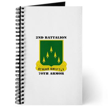 2B70A - M01 - 02 - SSI - 2nd Battalion, 70th Armor with Text - Journal