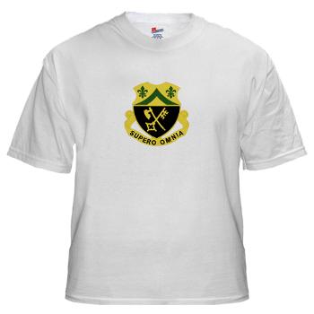 2B81AR - A01 - 04 - DUI - 2nd Battalion - 81st Armor Regiment - White T-Shirt