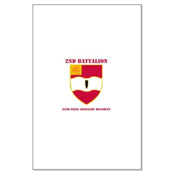 2B82FAR - M01 - 02 - DUI - 2nd Bn - 82nd FA Regt with Text - Large Poster