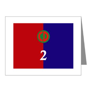 2B85D - M01 - 02 - 2nd Bde - 85th Division - Note Cards (Pk of 20) - Click Image to Close