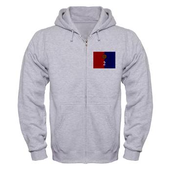 2B85D - A01 - 03 - 2nd Bde - 85th Division - Zip Hoodie - Click Image to Close