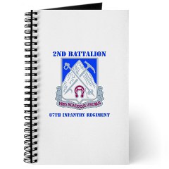 2B87IR - M01 - 02 - DUI - 2nd Bn - 87th Infantry Regt with Text Journal
