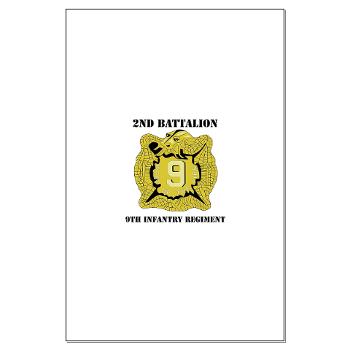 2B9IR - M01 - 02 - DUI - 2nd Bn - 9th Infantry Regt with Text - Large Poster