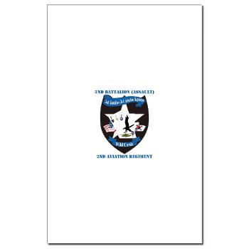 2BA2AR - M01 - 02 - DUI - 2nd Bn (Assault) - 2nd Avn Regt with Text - Mini Poster Print - Click Image to Close