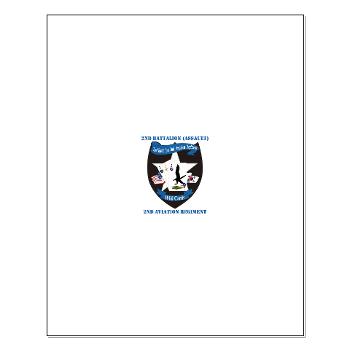 2BA2AR - M01 - 02 - DUI - 2nd Bn (Assault) - 2nd Avn Regt with Text - Small Poster - Click Image to Close