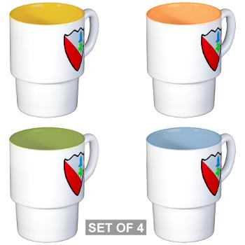 2BCT15BSB - M01 - 03 - DUI - 15th Bde - Support Bn - Stackable Mug Set (4 mugs)