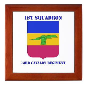 2BCT1S73CR - M01 - 03 - DUI - 782nd Brigade - Support Battalion with Text - Keepsake Box