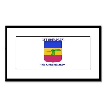 2BCT1S73CR - M01 - 02 - DUI - 782nd Brigade - Support Battalion with Text - Small Framed Print