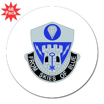 2BCT2BSTB - M01 - 01 - DUI - 2nd Bde - Special Troops Bn 3" Lapel Sticker (48 pk) - Click Image to Close