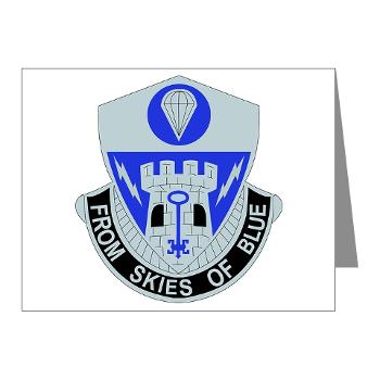 2BCT2BSTB - M01 - 02 - DUI - 2nd Bde - Special Troops Bn Note Cards (Pk of 20)