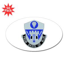 2BCT2BSTB - M01 - 01 - DUI - 2nd Bde - Special Troops Bn Sticker (Oval 50 pk)