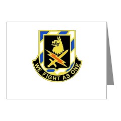 2BCTS2BCTSTB - M01 - 02 - DUI - 2nd BCT - Special Troops Bn - Note Cards (Pk of 20)
