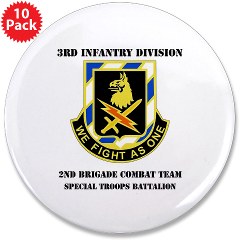 2BCTS2BCTSTB - M01 - 01 - DUI - 2nd BCT - Special Troops Bn with Text - 3.5" Button (10 pack)