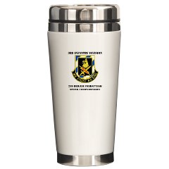 2BCTS2BCTSTB - M01 - 03 - DUI - 2nd BCT - Special Troops Bn with Text - Ceramic Travel Mug