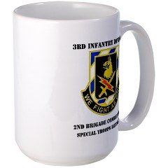 2BCTS2BCTSTB - M01 - 03 - DUI - 2nd BCT - Special Troops Bn with Text - Large Mug
