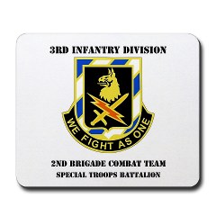 2BCTS2BCTSTB - M01 - 03 - DUI - 2nd BCT - Special Troops Bn with Text - Mousepad