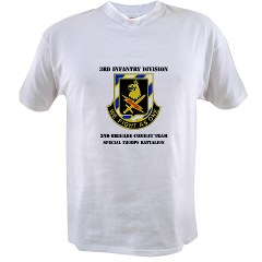 2BCTS2BCTSTB - A01 - 04 - DUI - 2nd BCT - Special Troops Bn with Text - Value T-shirt