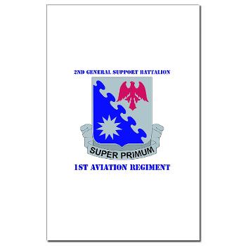 2BGS1AR - M01 - 02 - DUI - 2nd GS Bn - 1st Aviation Regiment with Text Mini Poster Print - Click Image to Close