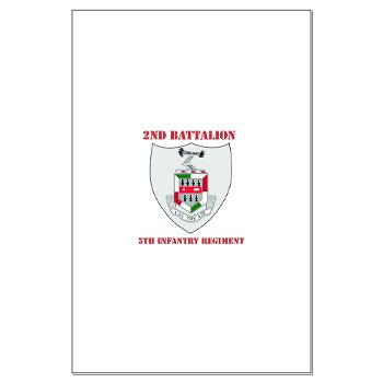 2BN5IR - M01 - 02 - DUI - 2nd Bn - 5th Infantry Regt with Text - Large Poster