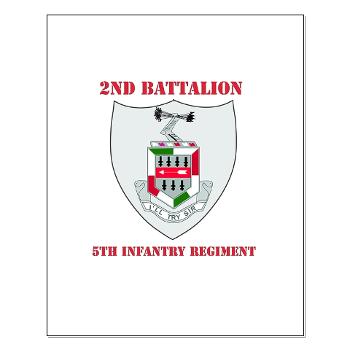 2BN5IR - M01 - 02 - DUI - 2nd Bn - 5th Infantry Regt with Text - Small Poster