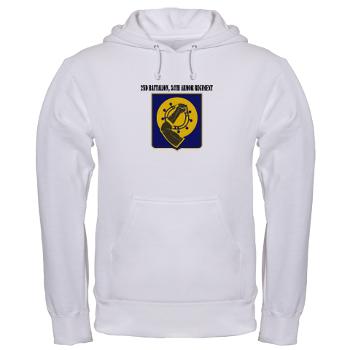 2Bn34AR - A01 - 03 - 2nd Battalion, 34th Armor Regiment with Text - Hooded Sweatshirt