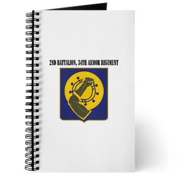 2Bn34AR - M01 - 02 - 2nd Battalion, 34th Armor Regiment with Text - Journal