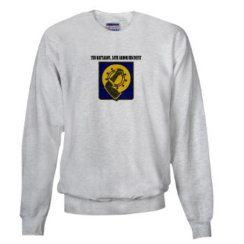 2Bn34AR - A01 - 03 - 2nd Battalion, 34th Armor Regiment with Text - Sweatshirt - Click Image to Close