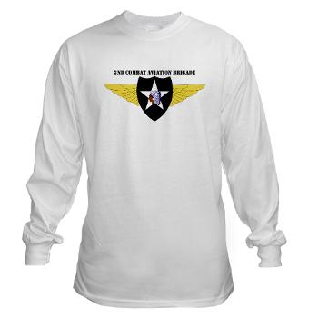 2CAB - A01 - 03 - SSI - 2nd CAB with Text Long Sleeve T-Shirt - Click Image to Close