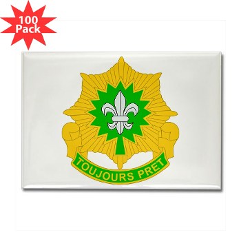 2CR - M01 - 01 - DUI - 2nd Armored Cavalry Regiment (Stryker) Rectangle Magnet (100 pack)