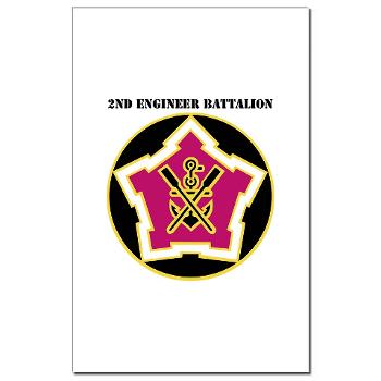 2EB - M01 - 02 - DUI - 2nd Engineer Battalion with Text Mini Poster Print - Click Image to Close