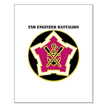 2EB - M01 - 02 - DUI - 2nd Engineer Battalion with Text Small Poster