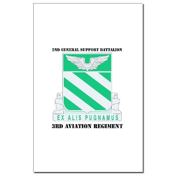 2GSB3AR - M01 - 02 - DUI - 2nd GS Battalion - 3rd Aviation Regt with Text - Mini Poster Print - Click Image to Close