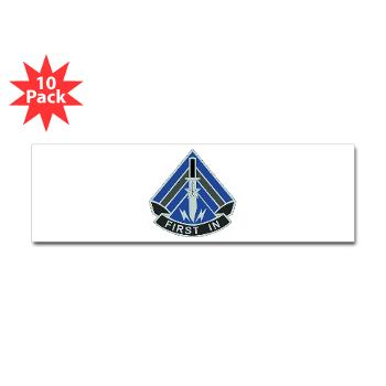 2HBCTSTB - M01 - 01 - DUI - 2nd BCT - Special Troops Bn - Sticker (Bumper 10 pk)