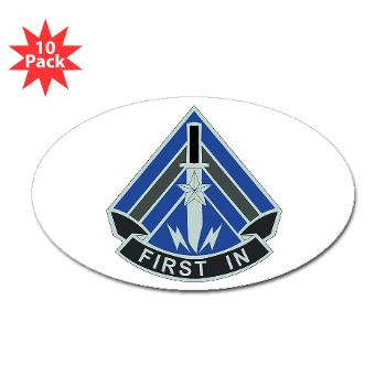 2HBCTSTB - M01 - 01 - DUI - 2nd BCT - Special Troops Bn - Sticker (Oval 10 pk) - Click Image to Close