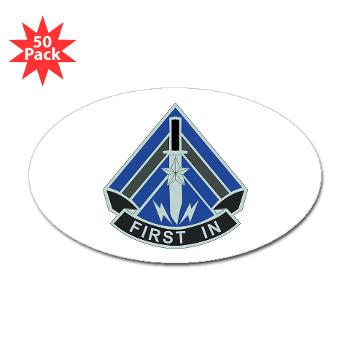 2HBCTSTB - M01 - 01 - DUI - 2nd BCT - Special Troops Bn - Sticker (Oval 50 pk) - Click Image to Close