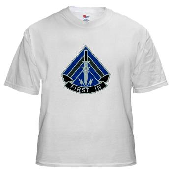 2HBCTSTB - A01 - 04 - DUI - 2nd BCT - Special Troops Bn - White T-Shirt