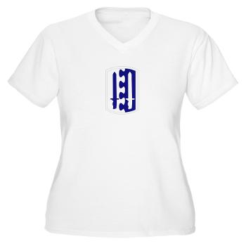 2IB - A01 - 04 - SSI - 2nd Infantry Brigade - Women's V-Neck T-Shirt