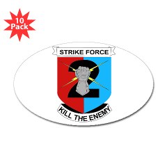 2ID2SBCT - M01 - 01 - DUI - 2nd Stryker Brigade Combat Team Sticker (Oval 10 pk)