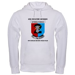 2ID2SBCT - A01 - 03 - DUI - 2nd Stryker Brigade Combat Team with Text Hooded Sweatshirt