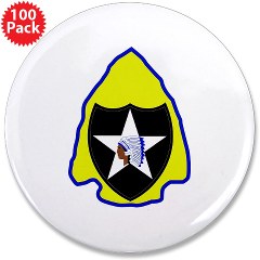 2ID3SBCT - M01 - 01 - DUI - 3rd Stryker Brigade Combat Team 3.5" Button (100 pack) - Click Image to Close
