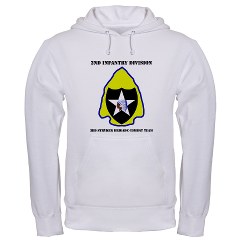 2ID3SBCT - A01 - 03 - DUI - 3rd Stryker Brigade Combat Team with Text Hooded Sweatshirt