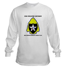2ID3SBCT - A01 - 03 - DUI - 3rd Stryker Brigade Combat Team with Text Long Sleeve T-Shirt - Click Image to Close