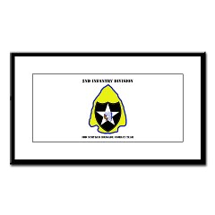 2ID3SBCT - M01 - 02 - DUI - 3rd Stryker Brigade Combat Team with Text Small Framed Print - Click Image to Close